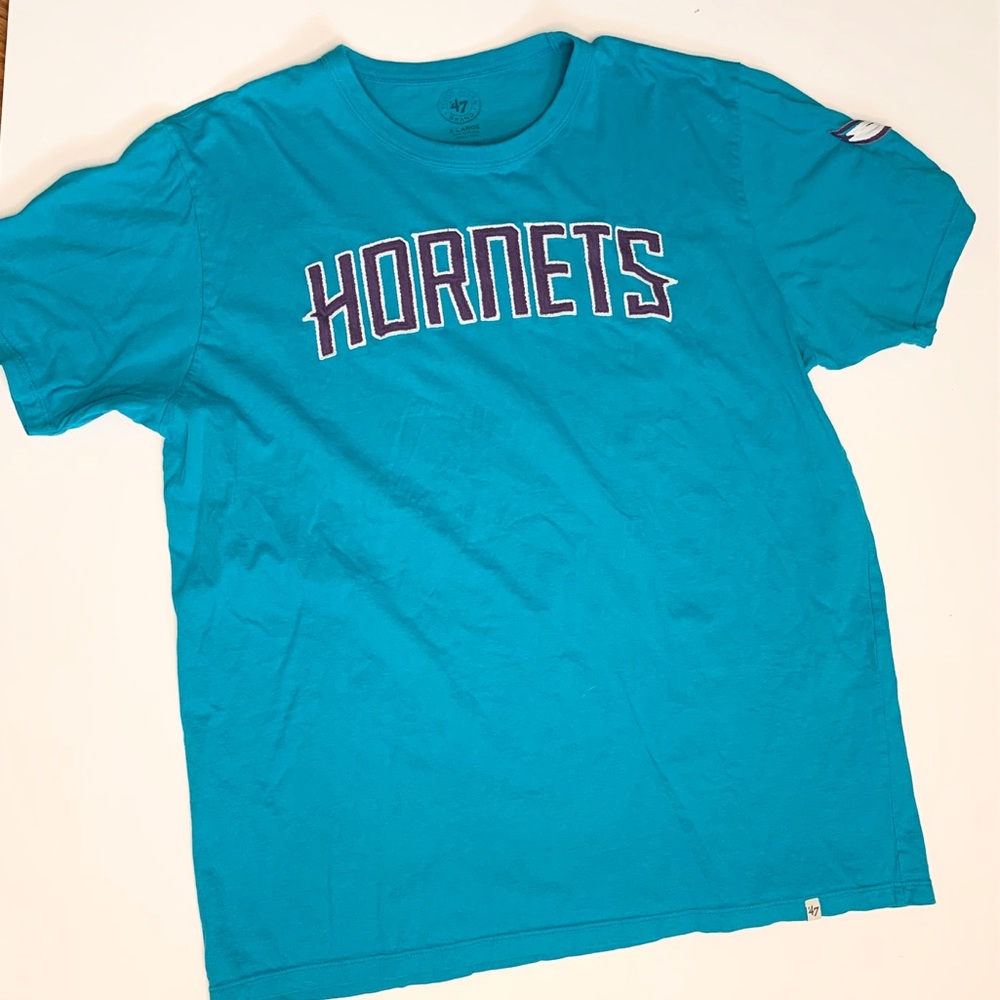 Charlotte Hornets Short Sleeve Turquoise Shirt